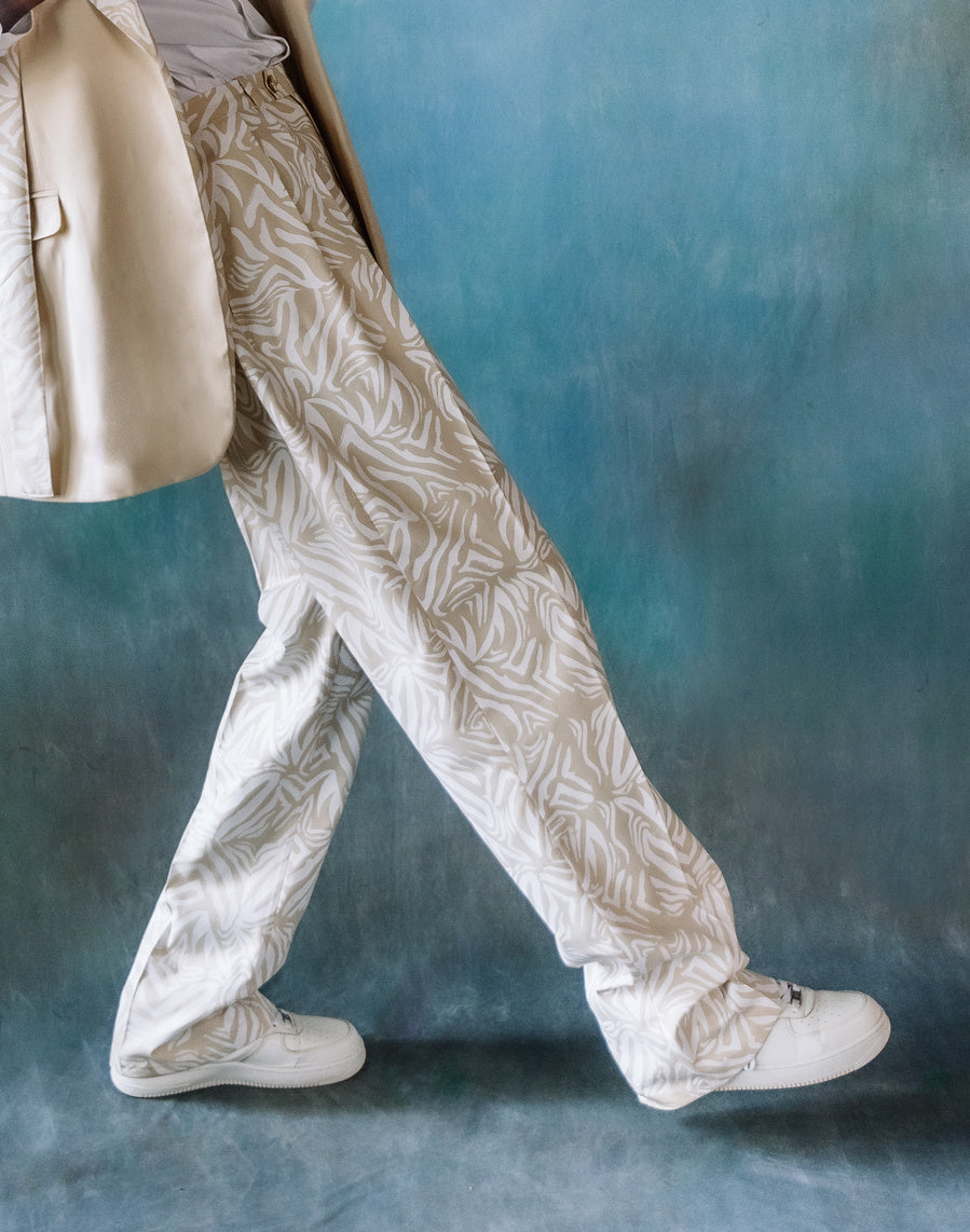 White Zebraba Trousers